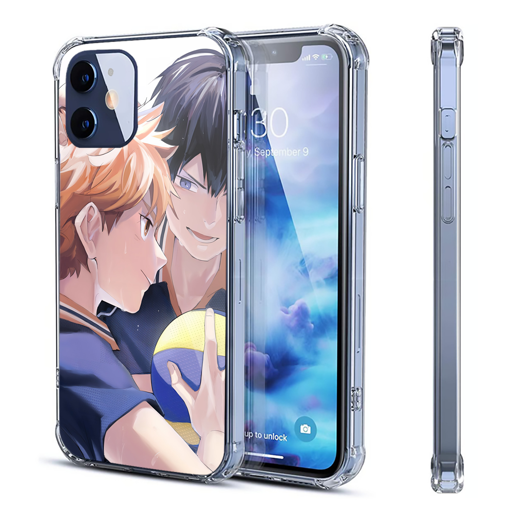 （画像用） ハイキュー!! Haikyu!! 【iPhone 12シリーズ対応】透明スマホケース（クリアソフトケース）